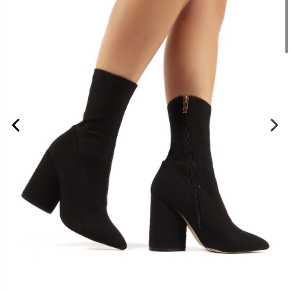 Anya Round Heel Sock Boot
